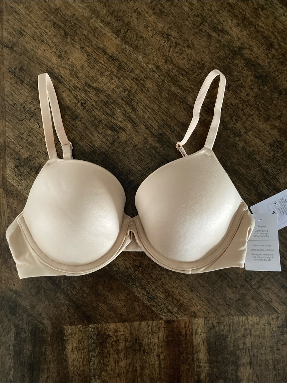 Auden Icon Lightly Lined Tan Bra